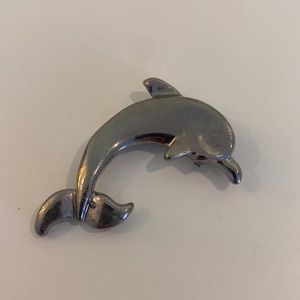 Vintage Dolphin Pin Brooch